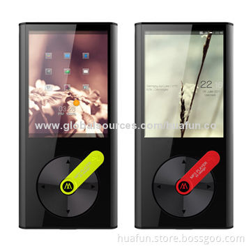 2.4-inch TFT Touch Screen MP4 Player with Slim Design, Built-in Rechargeable Li-polymer Battery
